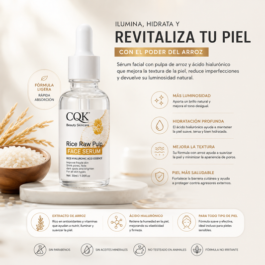 Sérum de Arroz Hidratante Glow Diario