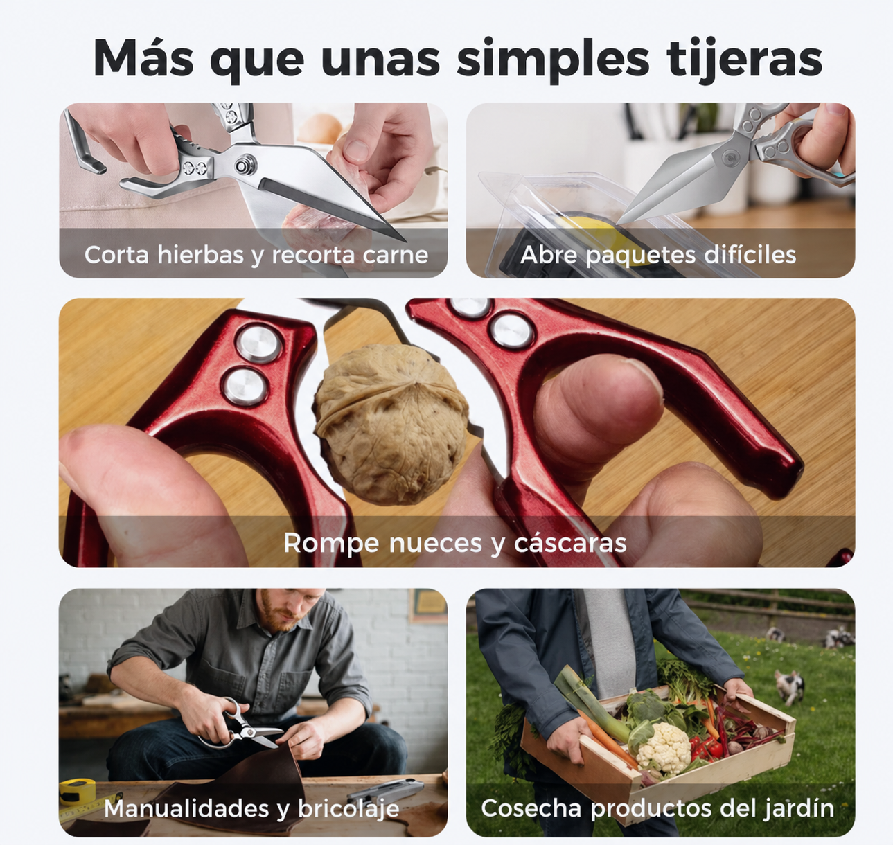 Tijeras de Cocina Pro Rápidas