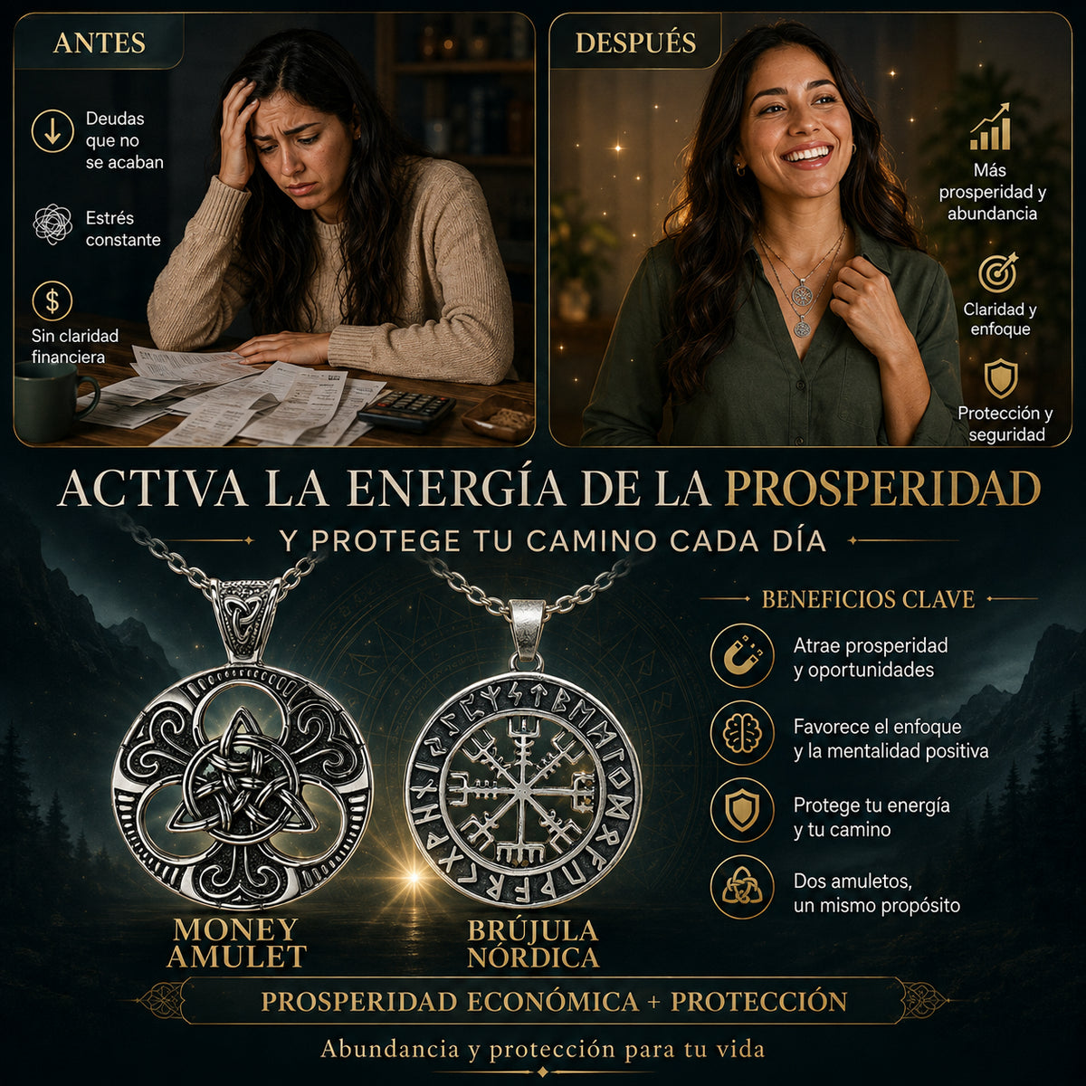 Money Amulet + Amuleto nordico
