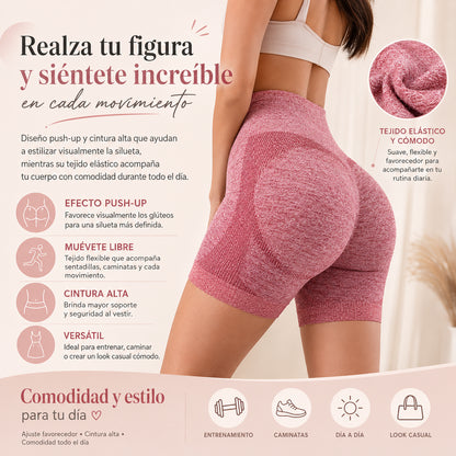 Pack 4 Leggings Push-Up Cintura Alta