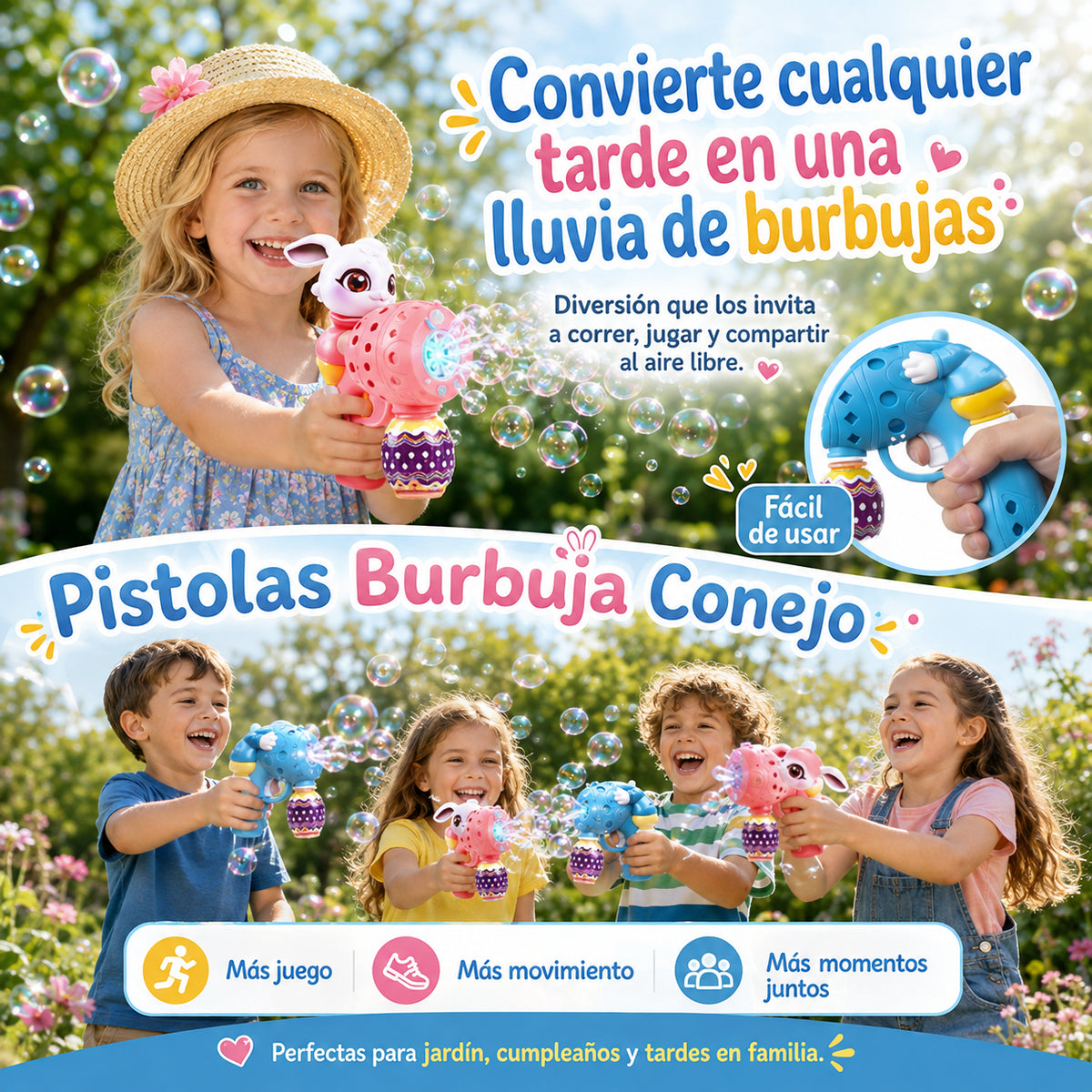 Pistola de Burbuja de Animales