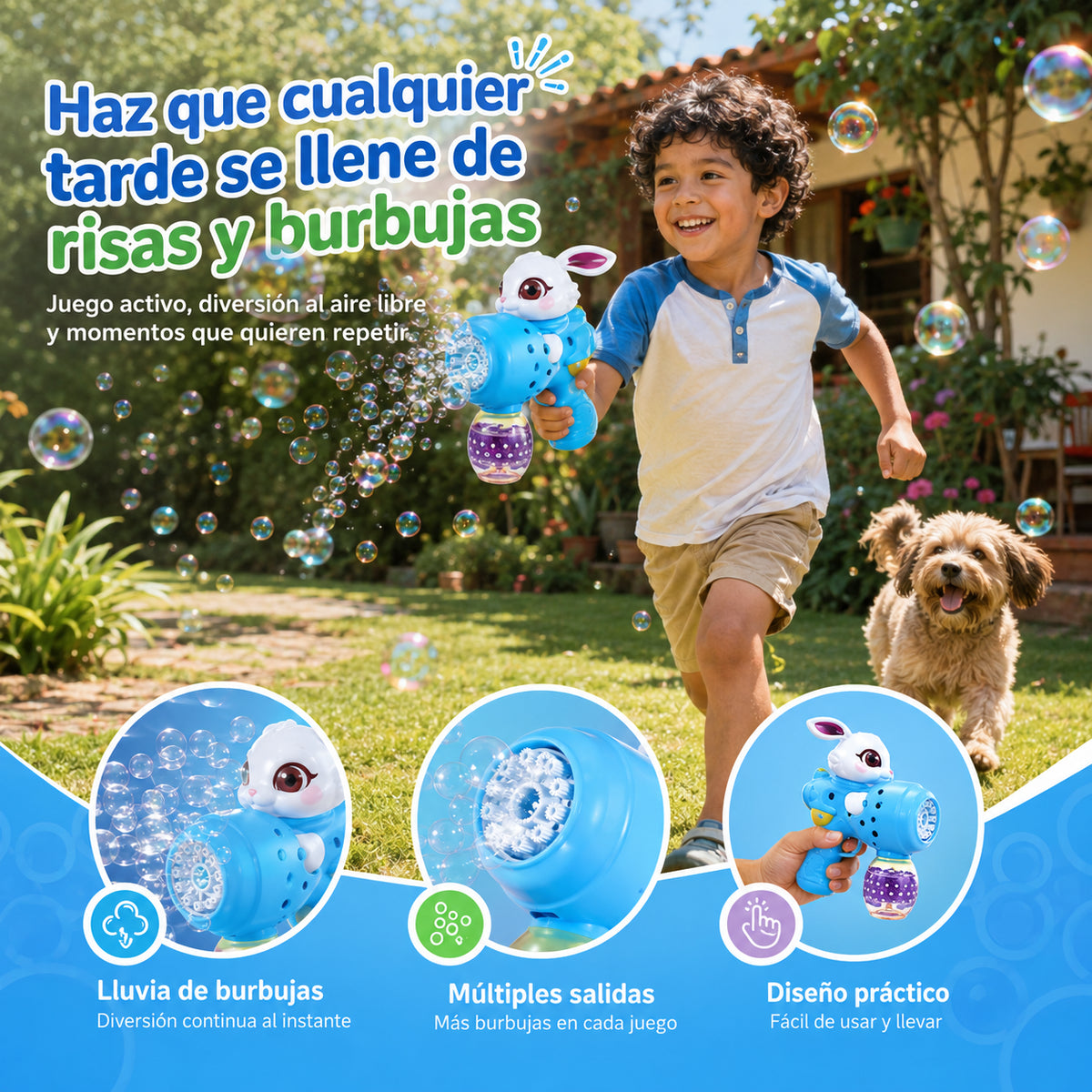 Pistola de Burbuja de Animales